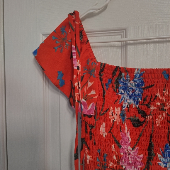 Ali & Jay Red Floral Midi Dress - Picture 3 of 7